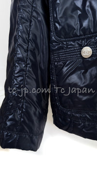 CHANEL 12S Black Zipper Jacket Hood CC Buttons 38 シャネル ブラック ブルゾン パーカー CC ジッパー ジャケット フード付 即発