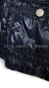 CHANEL 12S Black Zipper Jacket Hood CC Buttons 38 シャネル ブラック ブルゾン パーカー CC ジッパー ジャケット フード付 即発