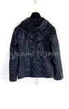 CHANEL 12S Black Zipper Jacket Hood CC Buttons 38 シャネル ブラック ブルゾン パーカー CC ジッパー ジャケット フード付 即発