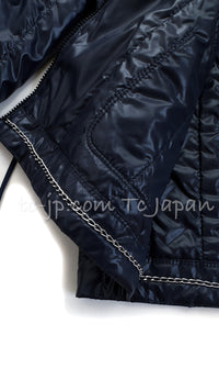 CHANEL 12S Black Zipper Jacket Hood CC Buttons 38 シャネル ブラック ブルゾン パーカー CC ジッパー ジャケット フード付 即発