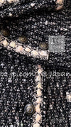 CHANEL 05PF Black Cotton Wool Tokyo Tweed Jacket 38 シャネル ブラック コットン ウール 東京コレ ツイード ジャケット 即発