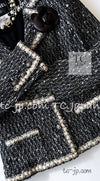 CHANEL 05PF Black Cotton Wool Tokyo Tweed Jacket 38 シャネル ブラック コットン ウール 東京コレ ツイード ジャケット 即発