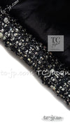 CHANEL 05PF Black Cotton Wool Tokyo Tweed Jacket 38 シャネル ブラック コットン ウール 東京コレ ツイード ジャケット 即発