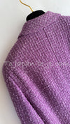 CHANEL 94S Documented ICONIC Lavender Purple Vintage Naomi Campbell Tweed Jacket 38 シャネル ラベンダー パープル ヴィンテージ ナオミ キャンベル ツイード ジャケット 即発