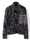 CHANEL 10A Black Ivory Wool Silk Tweed Jacket with Vest 38 シャネル ブラック アイボリー ウール シルク ツイード ジャケット ベスト付き 即発