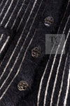 CHANEL 10A Black Ivory Wool Silk Tweed Jacket with Vest 38 シャネル ブラック アイボリー ウール シルク ツイード ジャケット ベスト付き 即発