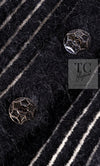 CHANEL 10A Black Ivory Wool Silk Tweed Jacket with Vest 38 シャネル ブラック アイボリー ウール シルク ツイード ジャケット ベスト付き 即発