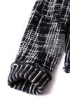 CHANEL 10A Black Ivory Wool Silk Tweed Jacket with Vest 38 シャネル ブラック アイボリー ウール シルク ツイード ジャケット ベスト付き 即発