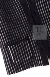 CHANEL 10A Black Ivory Wool Silk Tweed Jacket with Vest 38 シャネル ブラック アイボリー ウール シルク ツイード ジャケット ベスト付き 即発