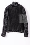 CHANEL 10A Black Ivory Wool Silk Tweed Jacket with Vest 38 シャネル ブラック アイボリー ウール シルク ツイード ジャケット ベスト付き 即発