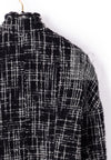 CHANEL 10A Black Ivory Wool Silk Tweed Jacket with Vest 38 シャネル ブラック アイボリー ウール シルク ツイード ジャケット ベスト付き 即発