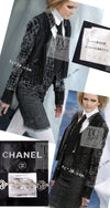 CHANEL 10A Black Ivory Wool Silk Tweed Jacket with Vest 38 シャネル ブラック アイボリー ウール シルク ツイード ジャケット ベスト付き 即発