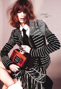 CHANEL 10A Black Ivory Wool Silk Tweed Jacket with Vest 38 シャネル ブラック アイボリー ウール シルク ツイード ジャケット ベスト付き 即発