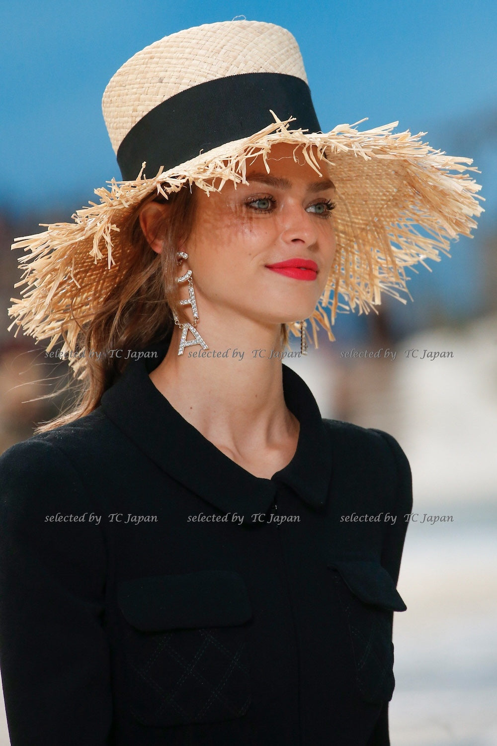 CHANEL 19S Navy Front Zipper Stitched Cardigan Jacket 38 40 シャネル ネイビー フロント ジッパー カーディガン ジャケット 即発