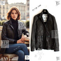 CHANEL 07A Black Lamb Skin Leather Blouson Half Coat Jacket 34 36 38 シャネル ブラック ラム スキン レザー ライダース ブルゾン ジャンバー ハーフ コート ジャケット 即発