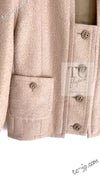 CHANEL 14C Beige Cropped Jacket CC Buttons 40 42 シャネル ベージュ クロップド ジャケット CCロゴボタン 即発