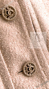 CHANEL 14C Beige Cropped Jacket CC Buttons 40 42 シャネル ベージュ クロップド ジャケット CCロゴボタン 即発