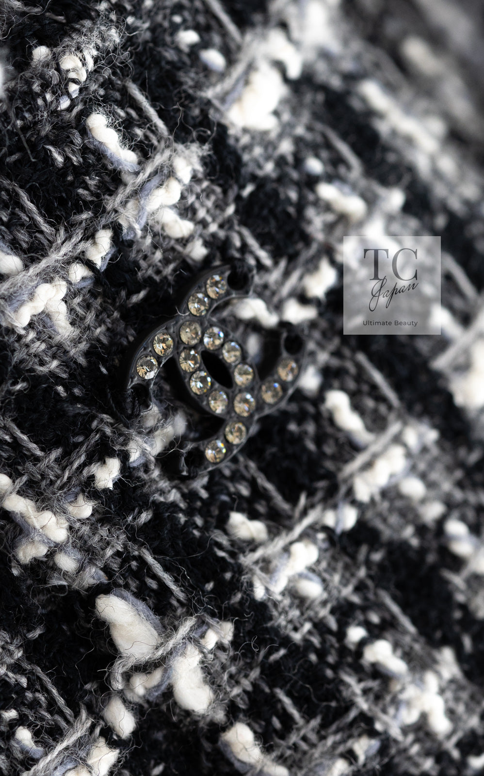 CHANEL 04PF Black Ivory Bow Ribbon Wool Tweed Jacket Skirt Suit 36 シャネル ブラック アイボリー リボン ウール ツイード ジャケット スカート スーツ 即発