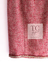 CHANEL 10C Red Metallic Gold Trim Tweed Jacket Skirt Suit 40 42 シャネル レッド メタリック ゴールド トリム フリンジ ツイード ジャケット スカート スーツ 即発