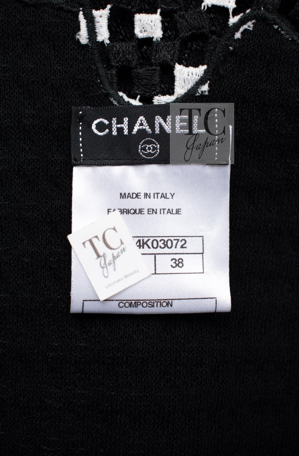 CHANEL 11S Cameron Diaz Black White Lace Cardigan Jacket Dress Set up 38 シャネル ブラック ホワイト レース カーディガン ジャケット ワンピース セットアップ 即発 - TC JAPAN