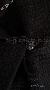 CHANEL 11S Cameron Diaz Black White Lace Cardigan Jacket Dress Set up 38 シャネル ブラック ホワイト レース カーディガン ジャケット ワンピース セットアップ 即発