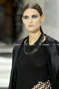 CHANEL 11S Cameron Diaz Black White Lace Cardigan Jacket Dress Set up 38 シャネル ブラック ホワイト レース カーディガン ジャケット ワンピース セットアップ 即発 - TC JAPAN