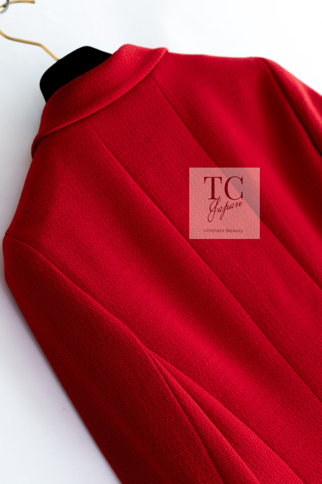 CHANEL 90s Vintage Red CC Silver Button Double Jacket 34 36 シャネル ヴィンテージ レッド CC シルバー ボタン ダブル ジャケット 即発