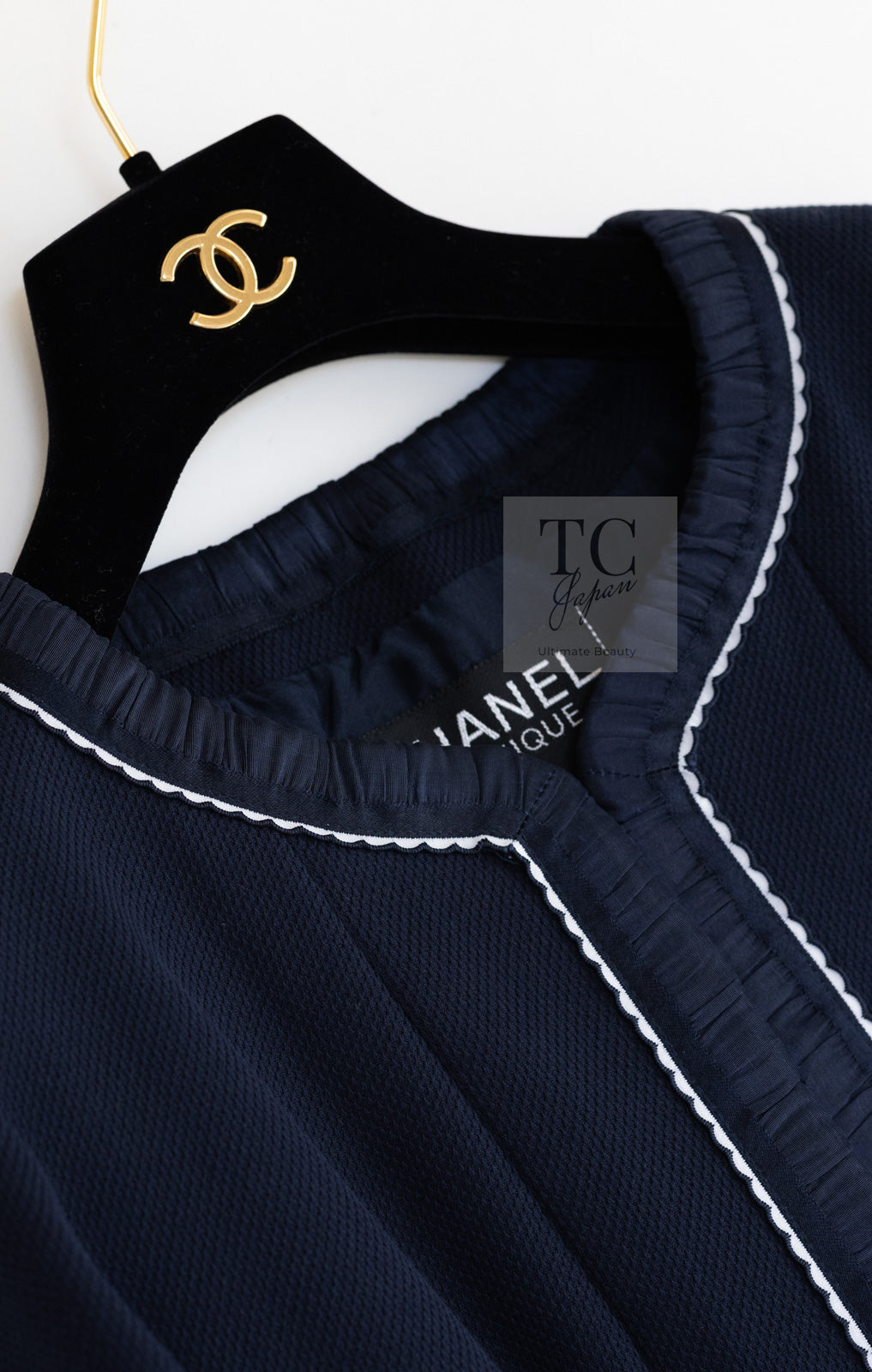 新品未使用タグ★CHANEL★完売★ジェニー着★ツイード★ジャケット シャネル ジャケット スーツ CHANEL ネイビー 