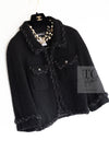 CHANEL Black Braid Trim Chain Wool Tweed Jacket Skirt Suit 40 42 シャネル ブラック ブレイド トリム チェーン ウール ツイード ジャケット スカート スーツ 即発