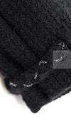 CHANEL Black Braid Trim Chain Wool Tweed Jacket Skirt Suit 40 42 シャネル ブラック ブレイド トリム チェーン ウール ツイード ジャケット スカート スーツ 即発