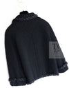 CHANEL Black Braid Trim Chain Wool Tweed Jacket Skirt Suit 40 42 シャネル ブラック ブレイド トリム チェーン ウール ツイード ジャケット スカート スーツ 即発