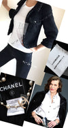 CHANEL Black Braid Trim Chain Wool Tweed Jacket Skirt Suit 40 42 シャネル ブラック ブレイド トリム チェーン ウール ツイード ジャケット スカート スーツ 即発