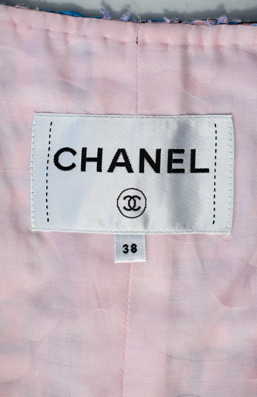 シャネル ジャケット CHANEL ブルー ピンク パープル サマー