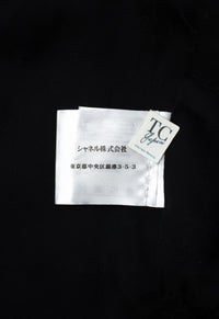 CHANEL 12C Black Rhinestone CC Buttons Wool Tweed Jacket 34 36 シャネル ブラック ラインストーン CC ボタン ウール ツイード ジャケット 即発 - TC JAPAN