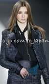 CHANEL 02A Black Metallic Wool Mohair Tweed Jacket 40 シャネル ブラック メタリック ブレザー ウール モヘア ツイード ジャケット 即発