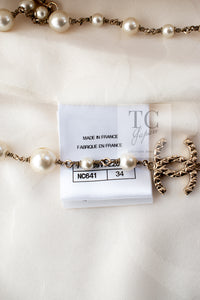 CHANEL 21PF White Ivory CC Logo Metiers D’art Jacket 34 36 シャネル ジャケット ホワイト アイボリー CC ロゴ メティエダール 即発