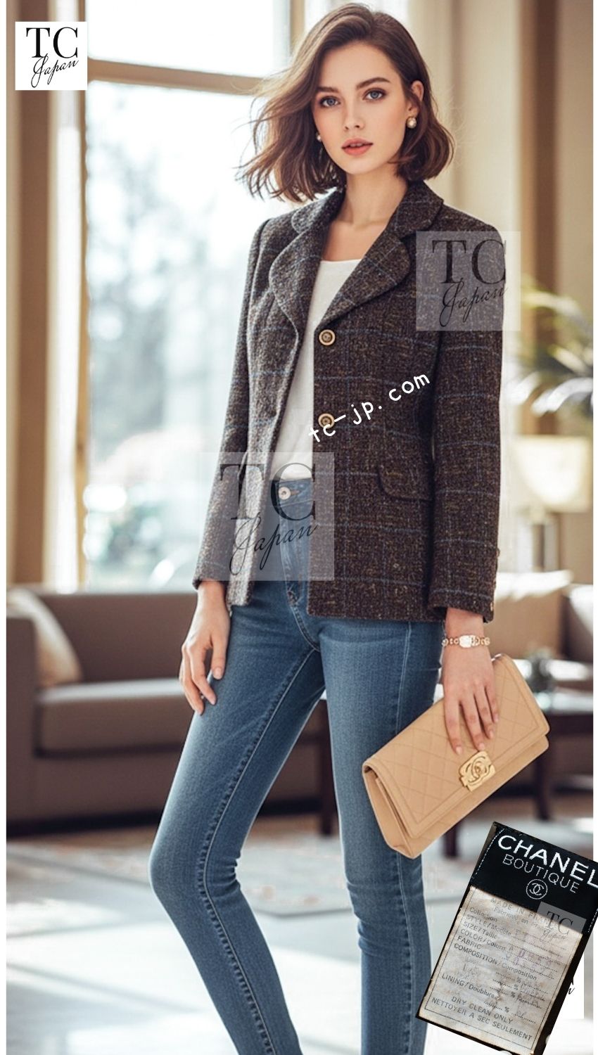 シャネル ジャケット スカート スーツ CHANEL 94A ヴィンテージ
