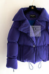 CHANEL 19A Violet Purple Down Jacket Coat 36 38 シャネル バイオレットパープル ダウン ジャケット コート 即発