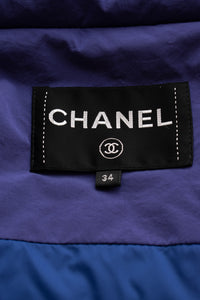 CHANEL 19A Violet Purple Down Jacket Coat 36 38 シャネル バイオレットパープル ダウン ジャケット コート 即発