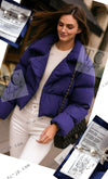 CHANEL 19A Violet Purple Down Jacket Coat 36 38 シャネル バイオレットパープル ダウン ジャケット コート 即発
