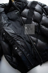 CHANEL 19N Black CC Logo Puffer Down Jacket Coat 36 38 シャネル ココ ネージュ ブラック ココマーク フード付き ブルゾン ダウン ジャケット 即発