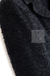 CHANEL 21C Black CC Logo Button Tweed Jacket 34 36 シャネル ブラック ココ ボタン CC ロゴ ツイード ジャケット