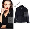 CHANEL 21C Black CC Logo Button Tweed Jacket 34 36 シャネル ブラック ココ ボタン CC ロゴ ツイード ジャケット