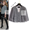 CHANEL 14C Black White Cropped Jacket CC Buttons 34 36 シャネル ブラック ホワイト クロップド ジャケット ココボタン 即発