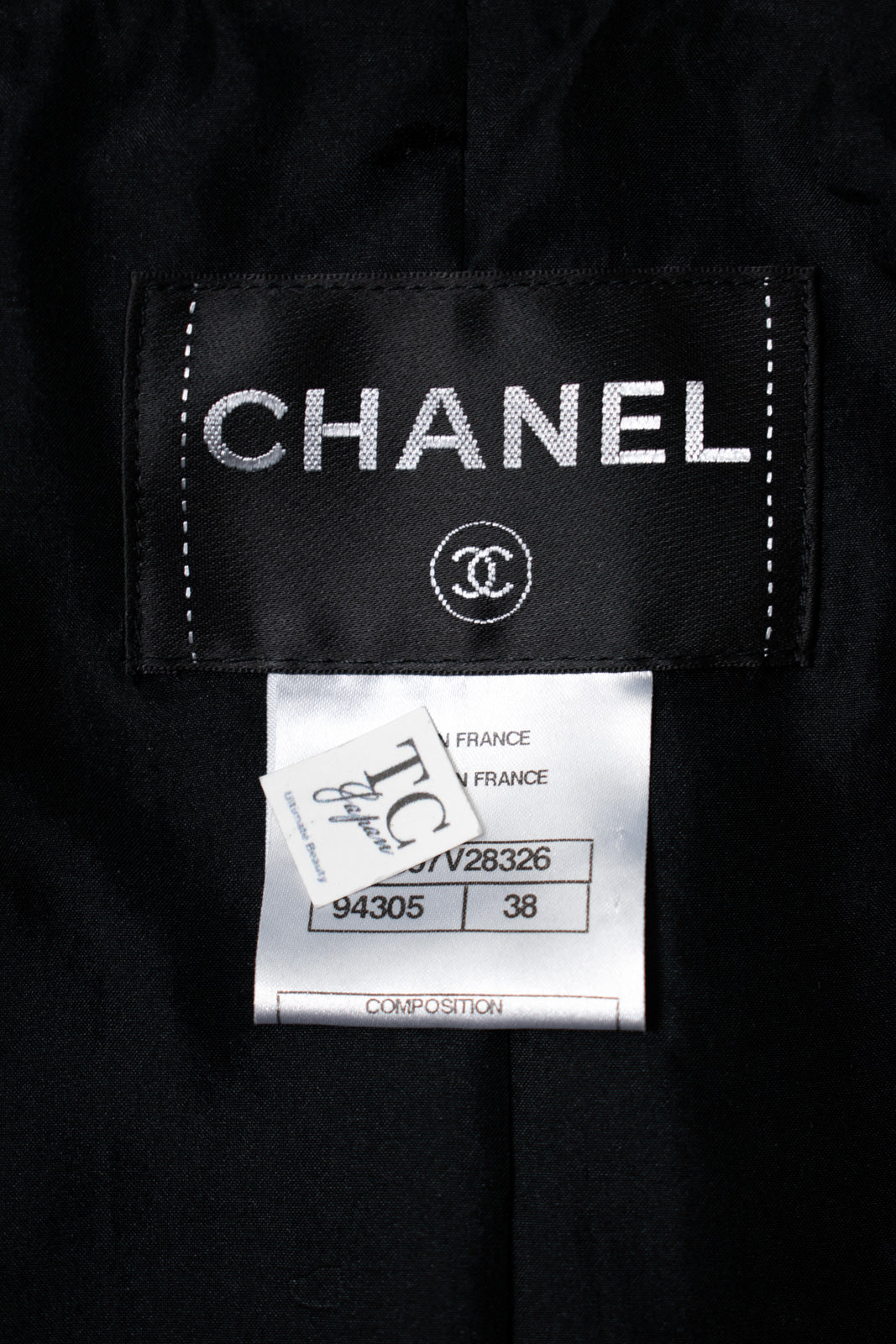 CHANEL 10A Black White Trim Wool Knit Jacket Coat 38 シャネル ブラック ホワイト トリム ウール ニット ジャケット コート 即発
