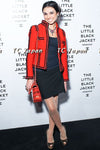 CHANEL 09PF Black Red Trim Moscow Wool Tweed Jacket 34 40 42 シャネル ブラック レッド トリム ロマノフ ウール ツイード ジャケット 即発