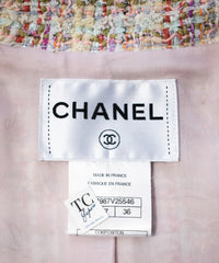 CHANEL 13C Rose Garden Lesage Pink Jacket 36 38 シャネル ローズガーデン ルサージュ ピンク ジャケット 即発