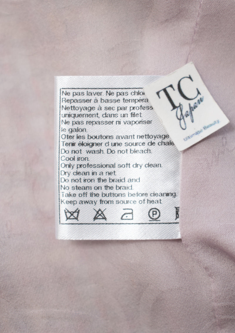 CHANEL 13C Rose Garden Lesage Pink Jacket 36 38 シャネル ローズガーデン ルサージュ ピンク ジャケット 即発