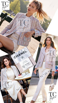 CHANEL 13C Rose Garden Lesage Pink Jacket 36 38 シャネル ローズガーデン ルサージュ ピンク ジャケット 即発