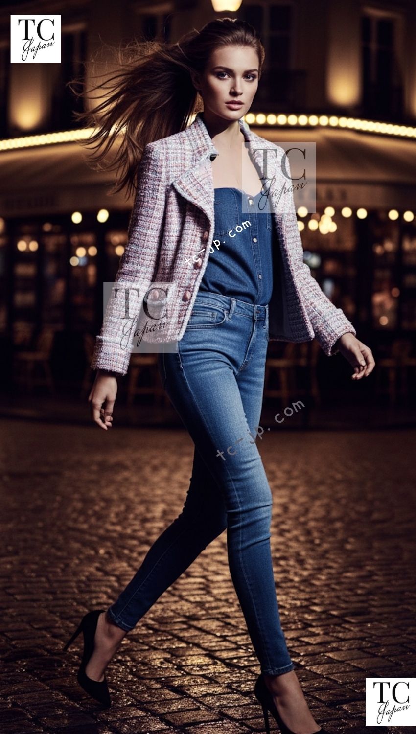 CHANEL 13C Rose Garden Lesage Pink Jacket 36 38 シャネル ローズガーデン ルサージュ ピンク ジャケット 即発 - TC JAPAN